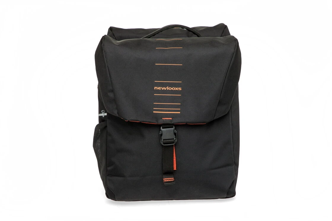 Podwójna sakwa rowerowa New Looxs Vigo Double 40L MIK 2.0 Black Orange