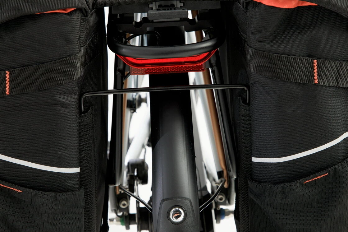 Podwójna sakwa rowerowa New Looxs Vigo Double 40L MIK 2.0 Black Orange