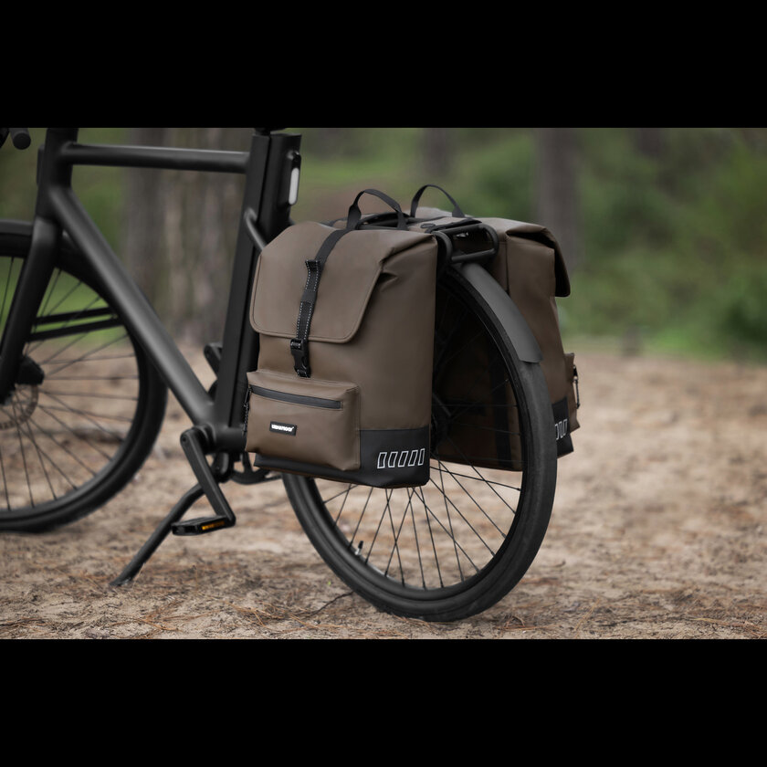 Podwójna sakwa rowerowa Urban Proof Double Cargo Bag 38L Brązowy