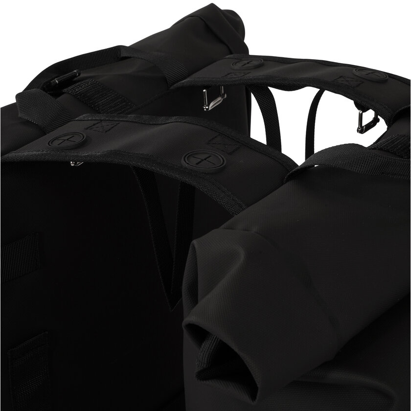 Podwójna sakwa rowerowa Urban Proof Double Rolltop Bag 38L Czarny