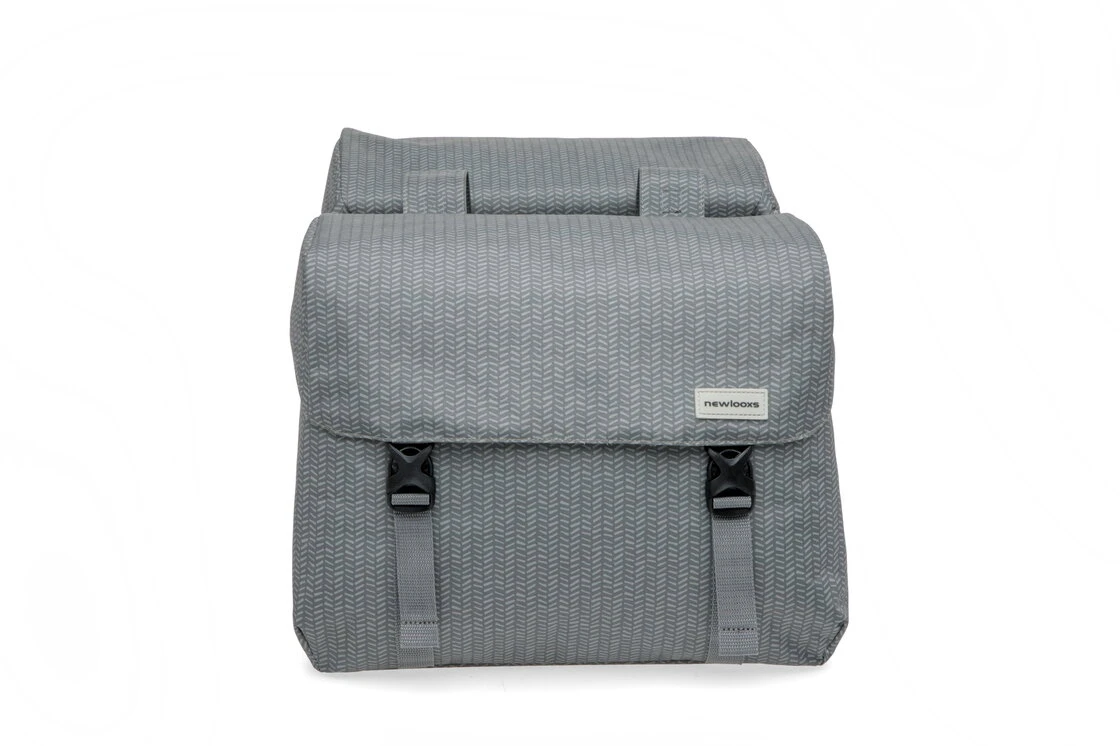 Podwójna torba rowerowa New Looxs Mondi Joy Double Grey