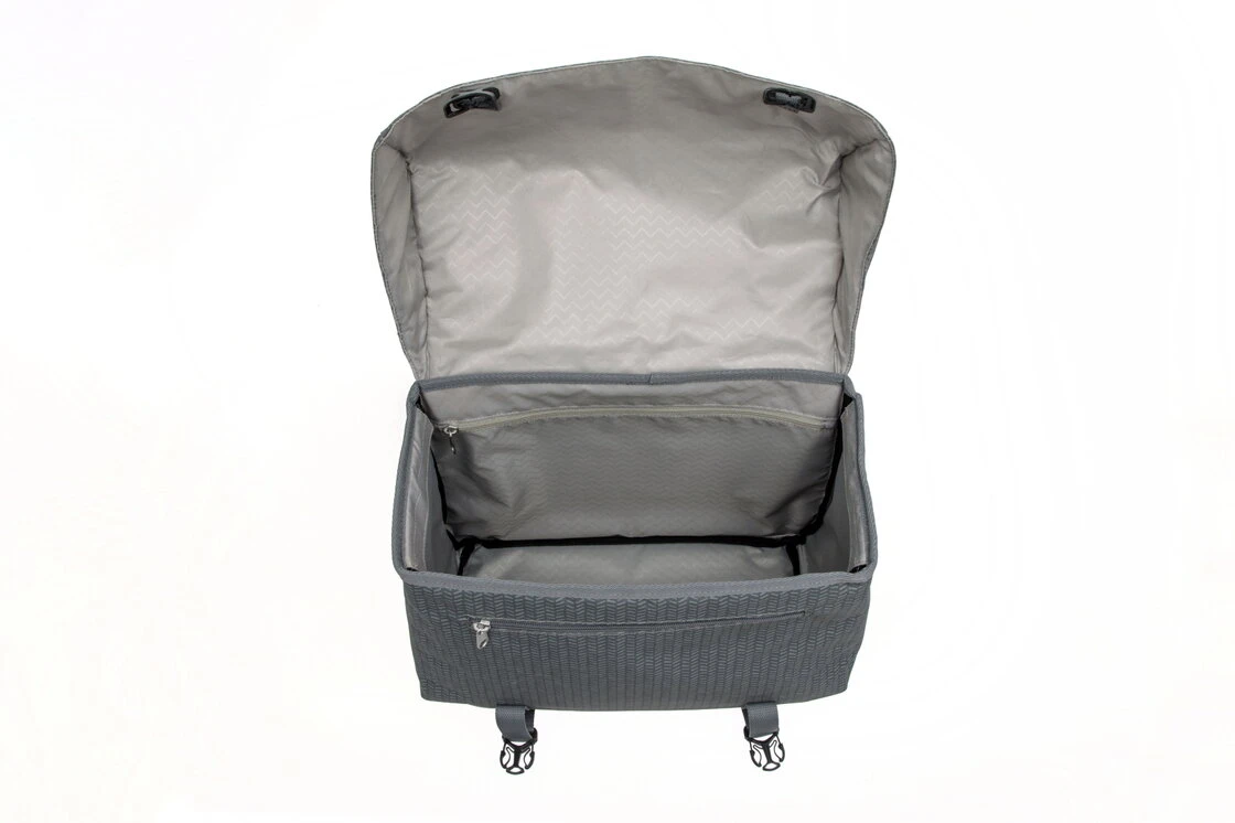 Podwójna torba rowerowa New Looxs Mondi Joy Double Grey