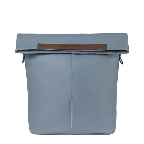 Pojedyncza sakwa rowerowa Basil City 14-16L MIK Hooks Graphite Blue