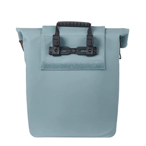 Pojedyncza sakwa rowerowa Basil City 14-16L MIK Hooks Graphite Blue