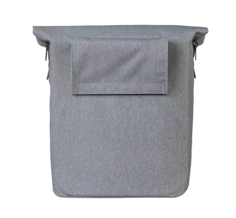 Pojedyncza sakwa rowerowa Basil City 14-16L MIK Hooks Grey Melee