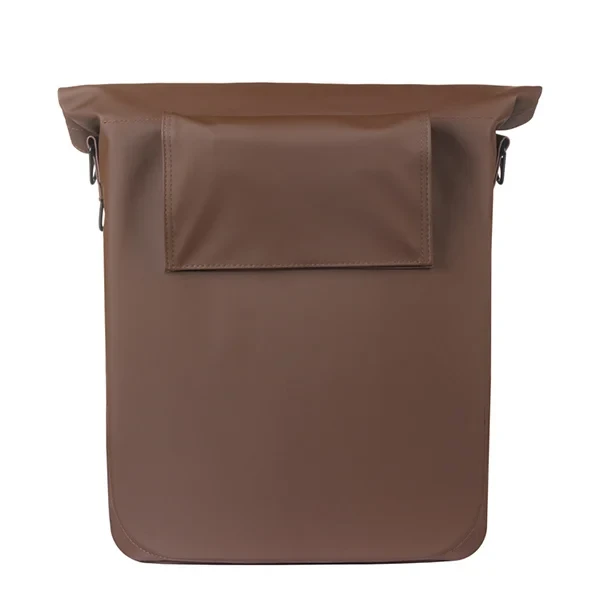 Pojedyncza sakwa rowerowa Basil City 14-16L MIK Hooks Roasted Brown