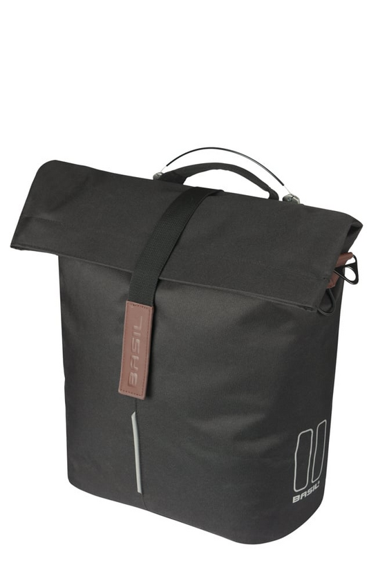 Pojedyncza sakwa rowerowa Basil City MIK Side 14-16L Black