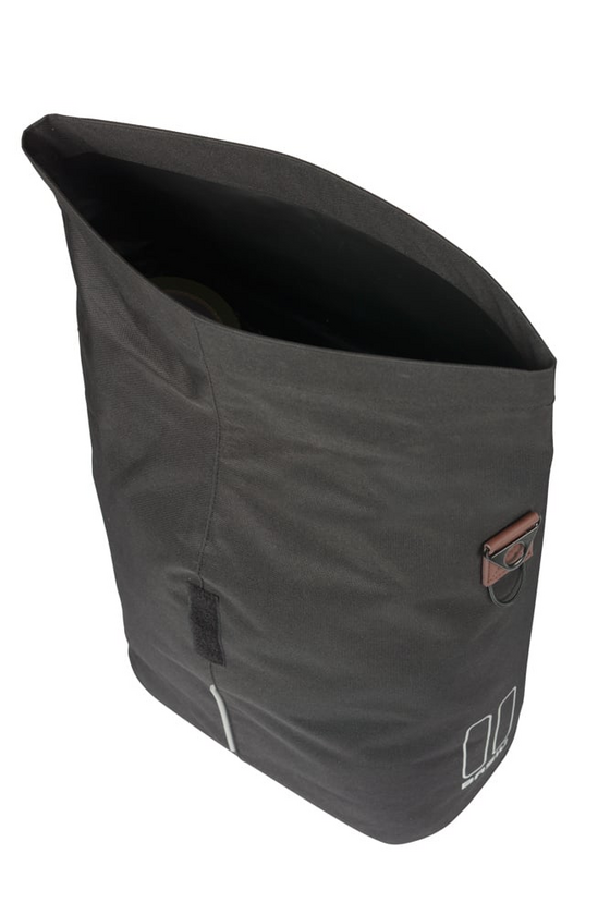 Pojedyncza sakwa rowerowa Basil City MIK Side 14-16L Black