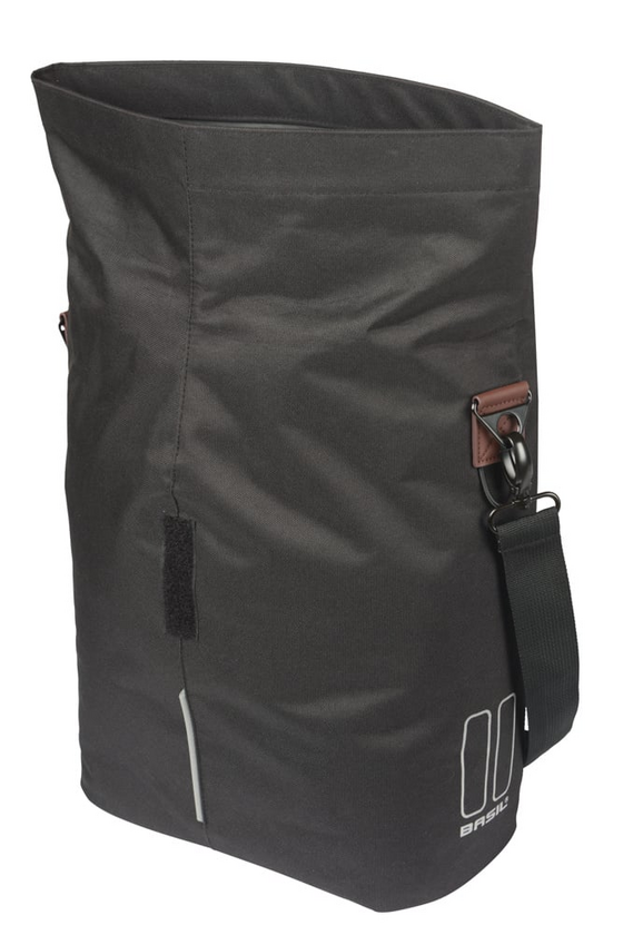 Pojedyncza sakwa rowerowa Basil City MIK Side 14-16L Black