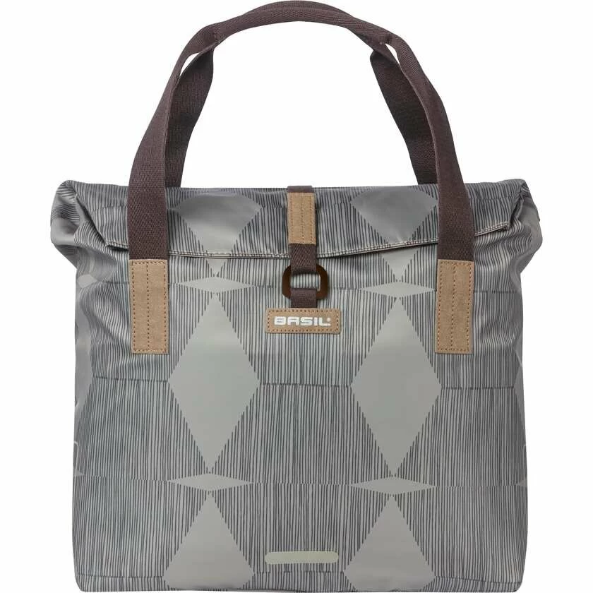 Pojedyncza sakwa rowerowa Basil Elegance 20L Szary - Chateau Taupe