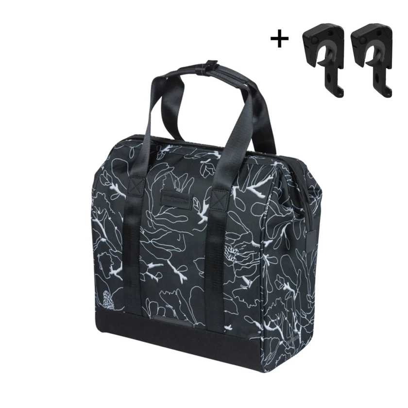 Pojedyncza sakwa rowerowa Basil Grand Flower 23L MIK Hooks