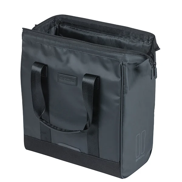 Pojedyncza sakwa rowerowa Basil Grand Tarpaulin 23L MIK Hooks