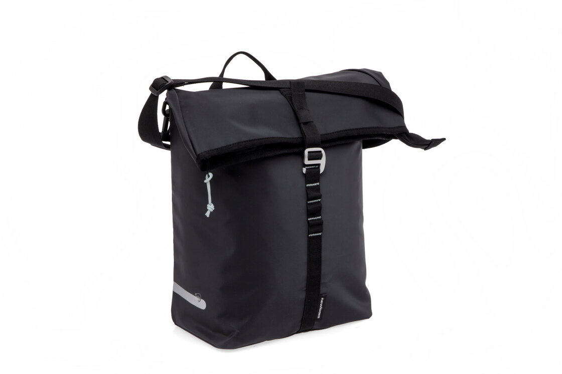 Pojedyncza sakwa rowerowa New Looxs Cantos Single 16.5L Black