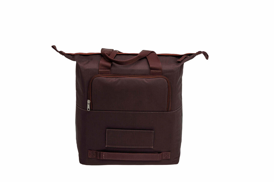Pojedyncza sakwa rowerowa New Looxs Kota Oslo 24L Burgundy/Rust