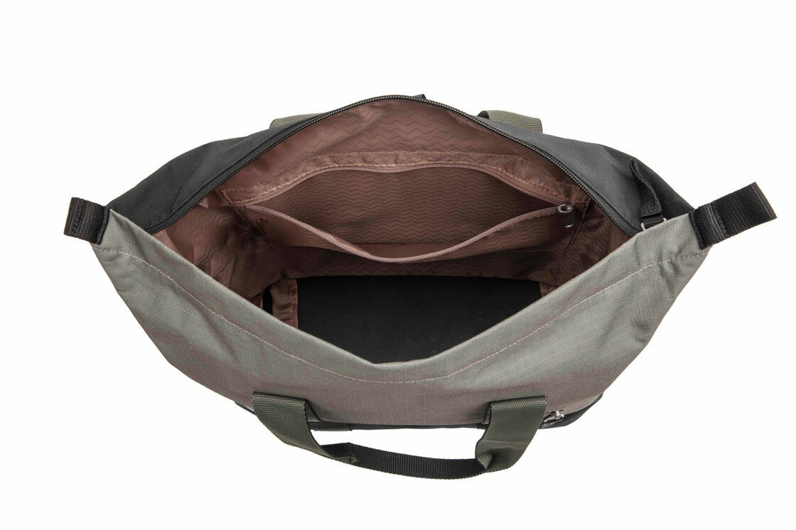 Pojedyncza sakwa rowerowa New Looxs Kota Oslo 24L Burgundy/Rust