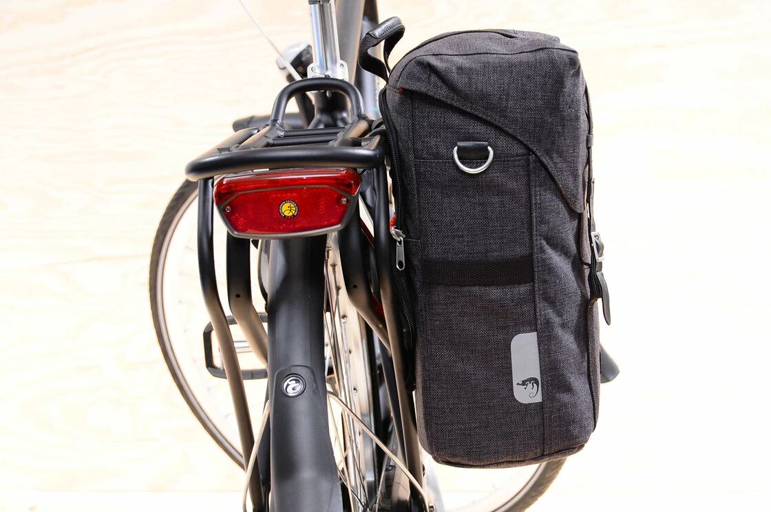 Pojedyncza sakwa rowerowa New Looxs Mondi – torba na ramię Czarny
