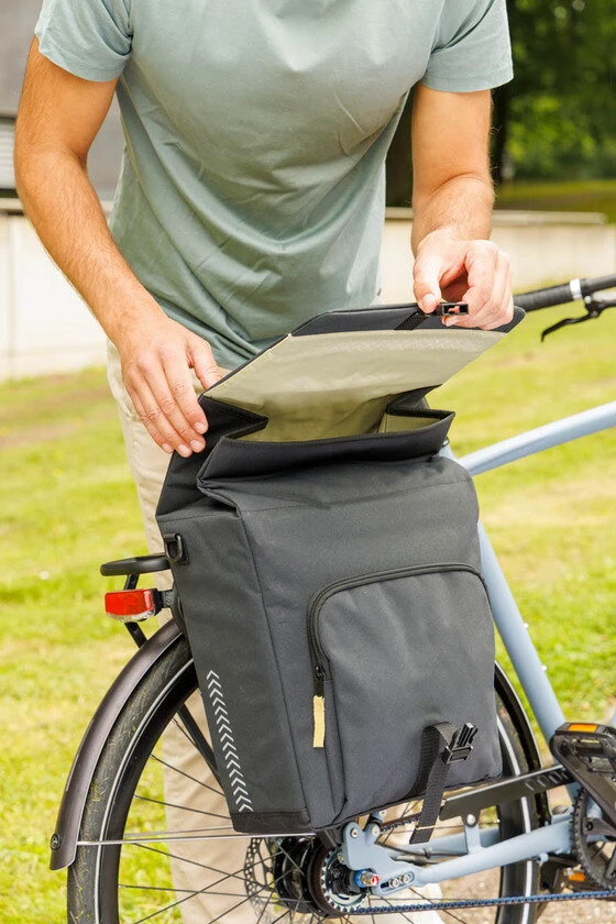 Pojedyncza sakwa rowerowa New Looxs Tulum Single 16L Black