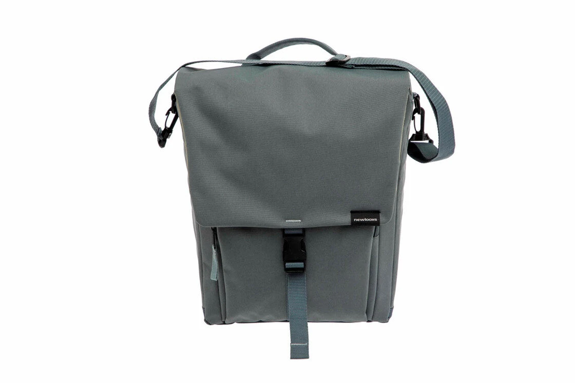 Pojedyncza sakwa rowerowa New Looxs Tulum Single 16L Grey Green