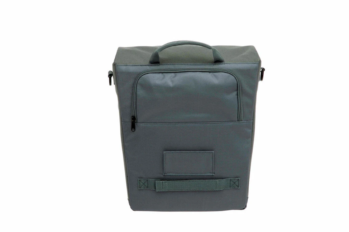 Pojedyncza sakwa rowerowa New Looxs Tulum Single 16L Grey Green