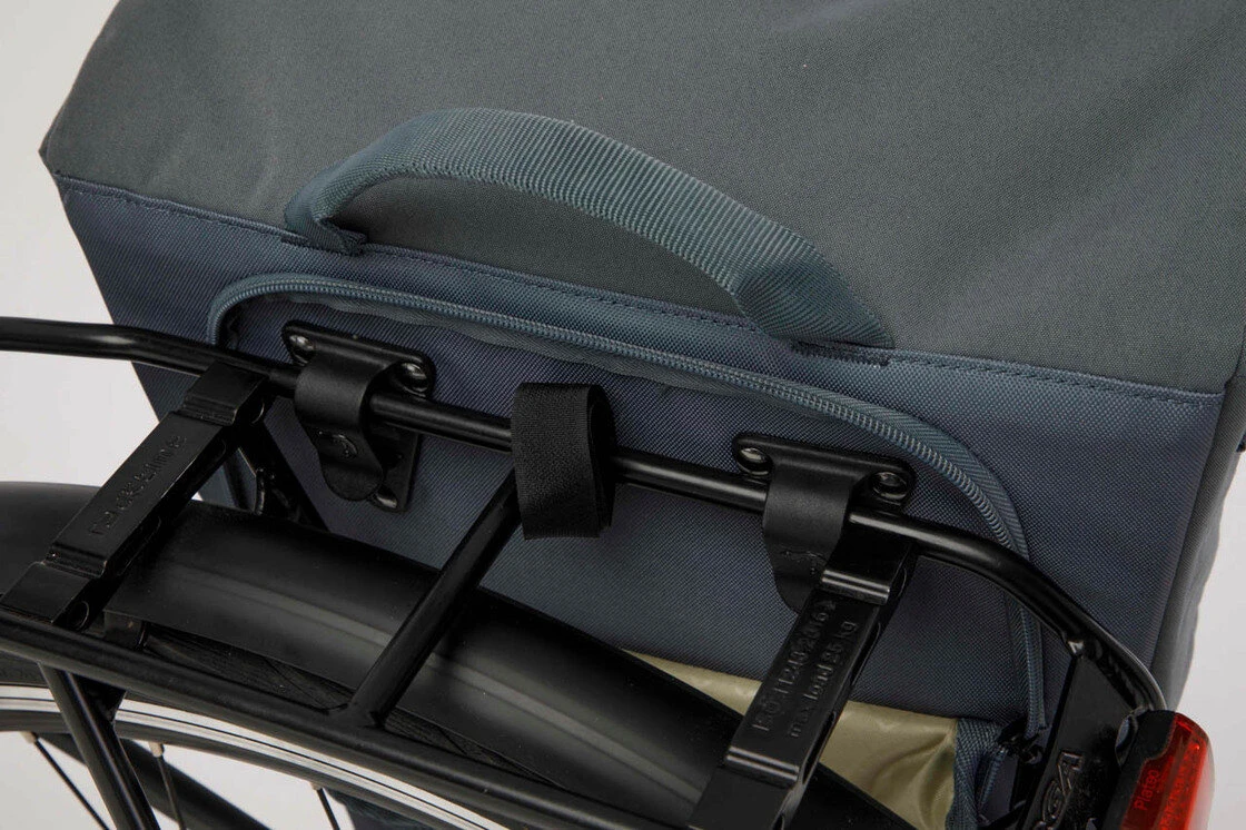 Pojedyncza sakwa rowerowa New Looxs Tulum Single 16L Grey Green