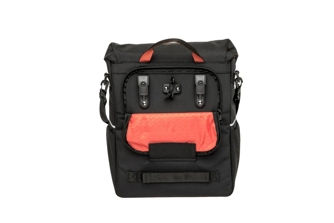 Pojedyncza sakwa rowerowa New Looxs Vigo Single 20L Black Orange