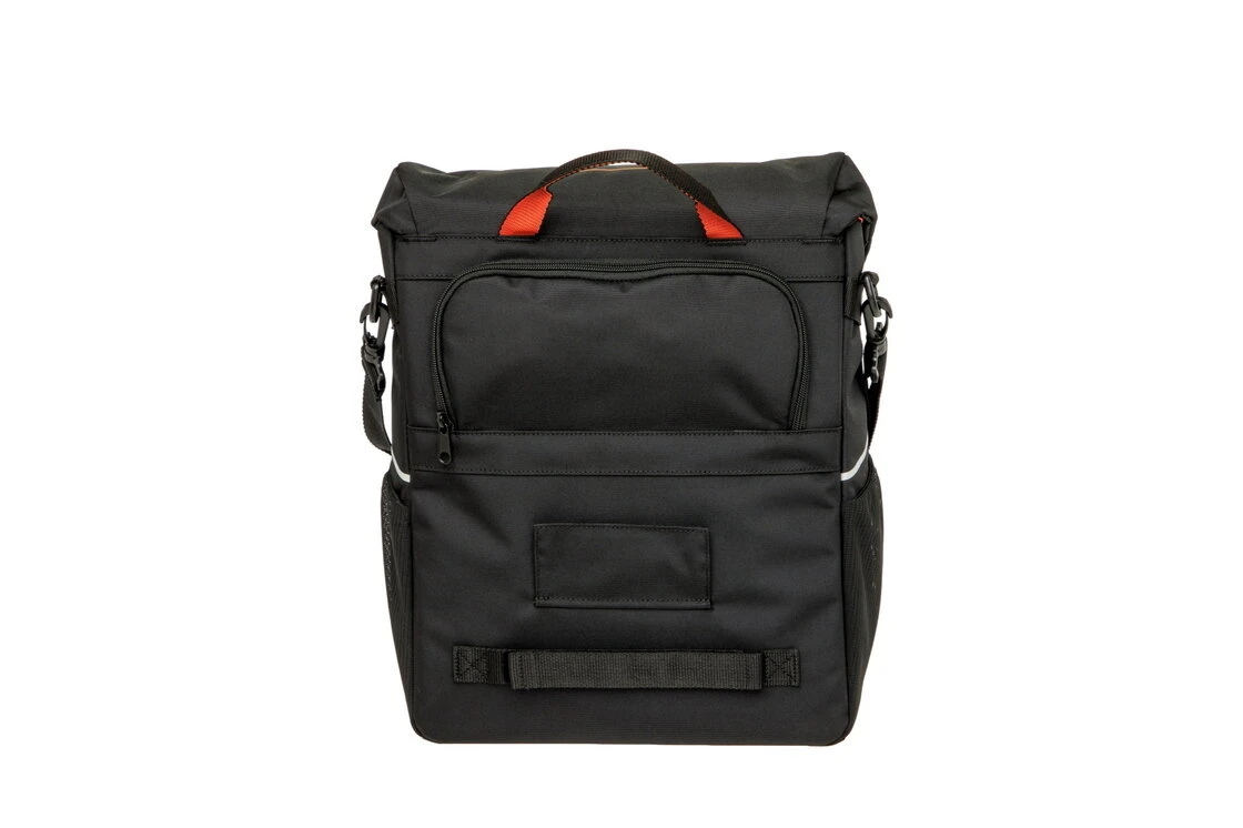 Pojedyncza sakwa rowerowa New Looxs Vigo Single 20L Black Orange