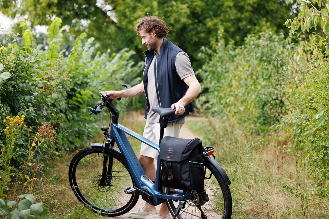 Pojedyncza sakwa rowerowa New Looxs Vigo Single 20L Black Orange