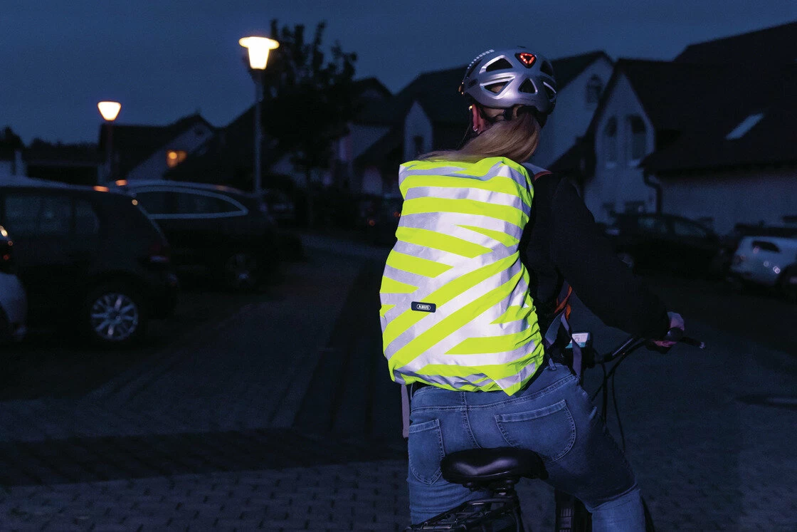 Pokrowiec na plecak rowerowy ABUS Lumino X-Urban Żółty