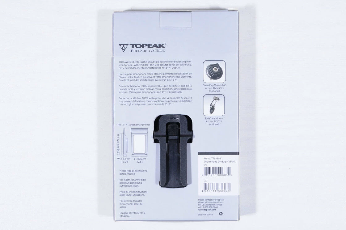 Pokrowiec na smartphone Topeak Smart Phone DryBag 4 czarny