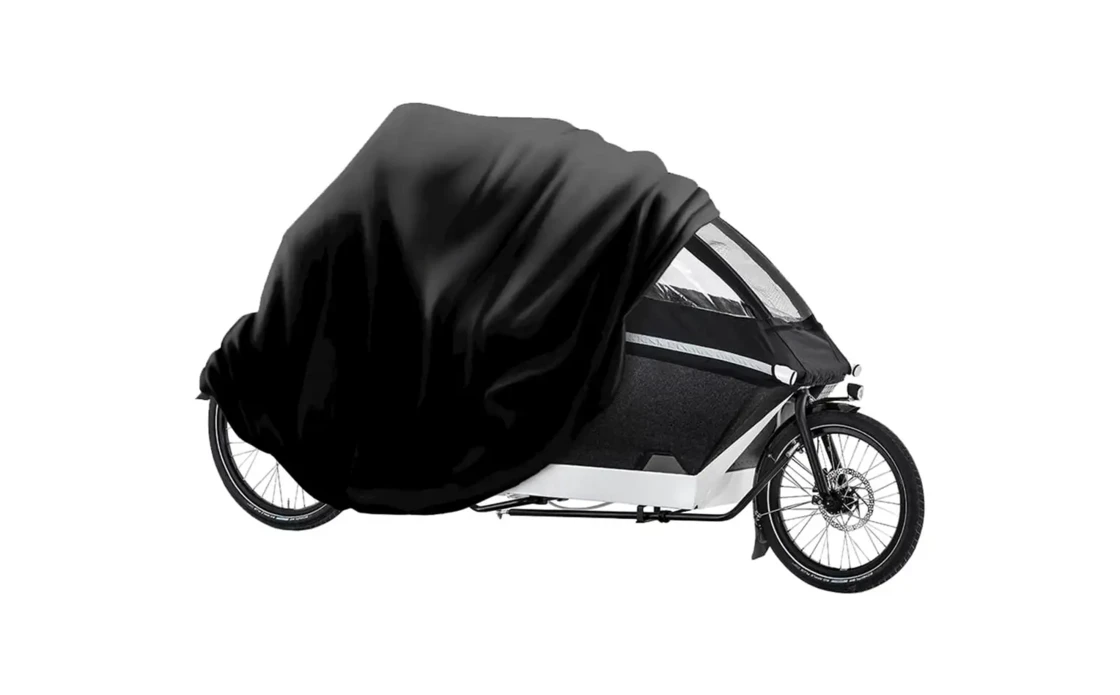 Pokrowiec ochronny na 2-kołowy rower cargo z namiotem DS Covers
