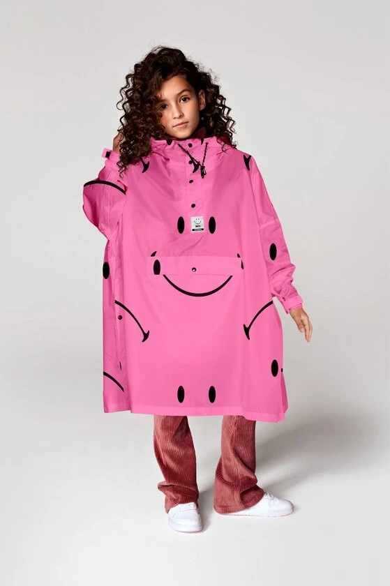 Ponczo rowerowe dla dzieci Rain Kiss Classic Smile x Smiley