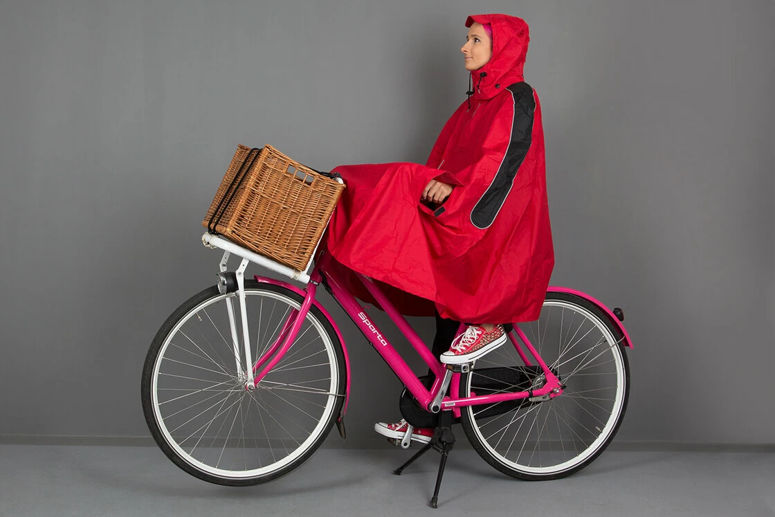Ponczo rowerowe Fast Rider Poncho Cape  czarne