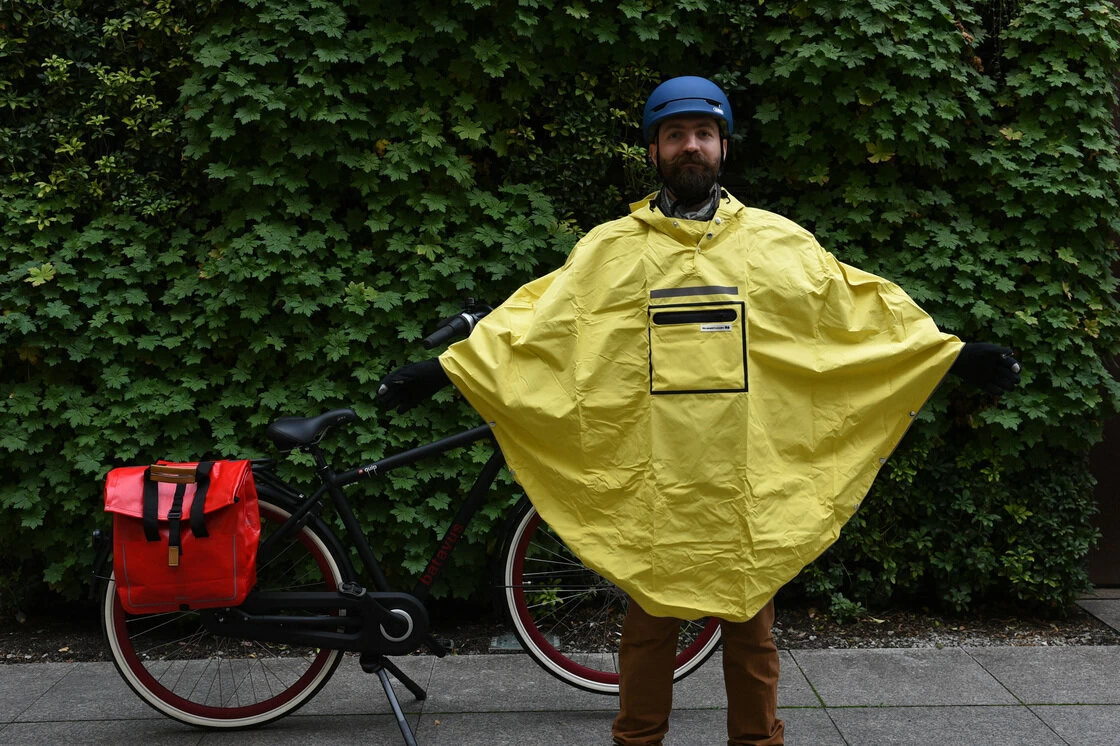 Ponczo rowerowe People's Poncho Żółty