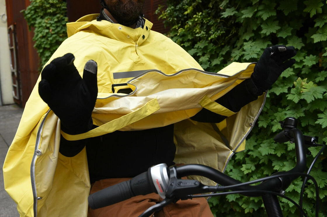 Ponczo rowerowe People's Poncho Żółty