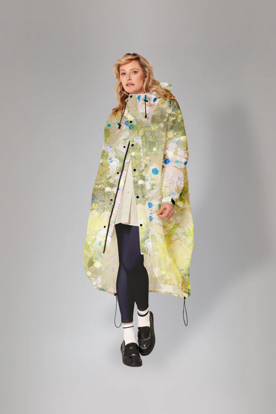 Ponczo rowerowe Rain Kiss Flora