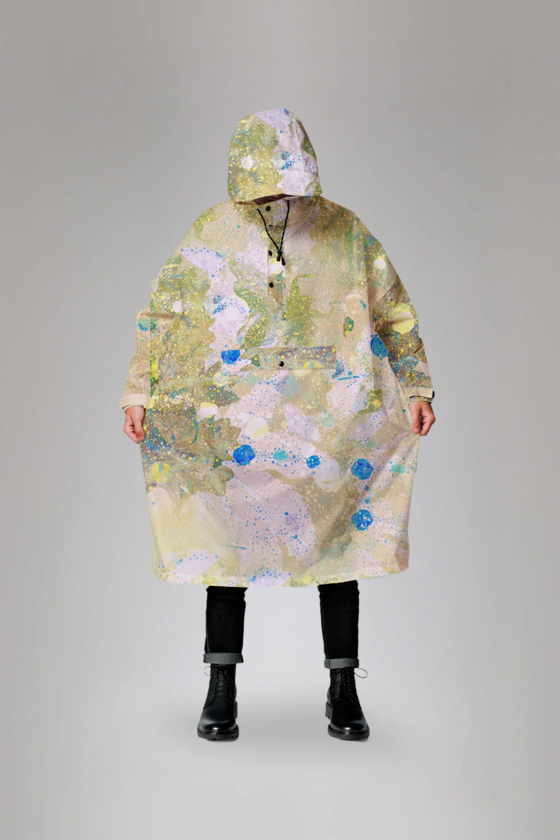 Ponczo rowerowe Rain Kiss Flora
