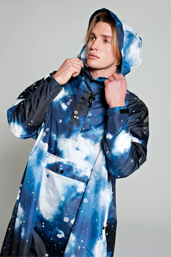 Ponczo rowerowe Rain Kiss Starry Night