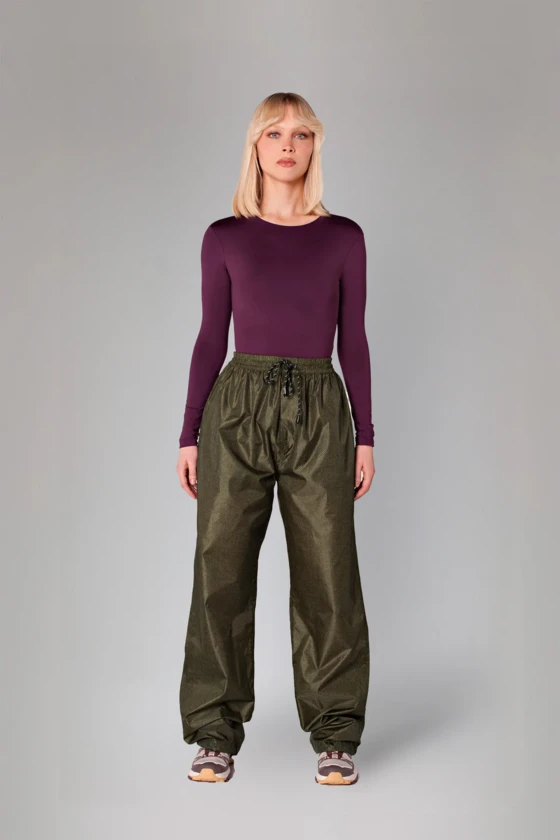 Przeciwdeszczowe spodnie rowerowe Rain Kiss Herringbone