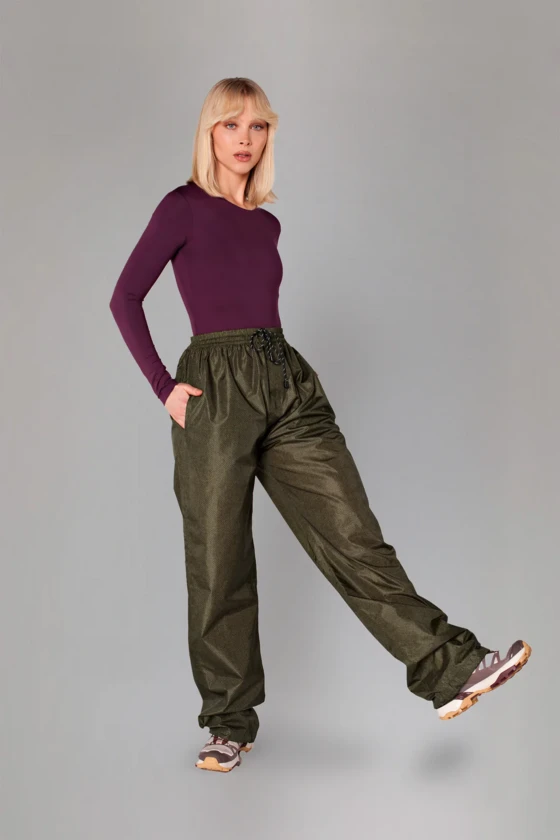 Przeciwdeszczowe spodnie rowerowe Rain Kiss Herringbone