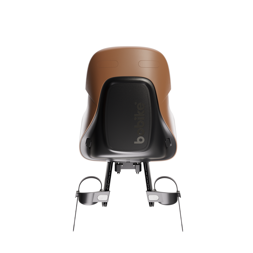 Przedni fotelik rowerowy Bobike Evolve Mini Cinnamon Brown
