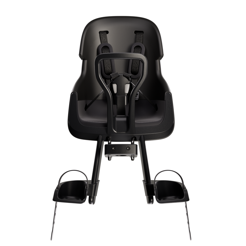 Przedni fotelik rowerowy Bobike Evolve Mini Urban Black