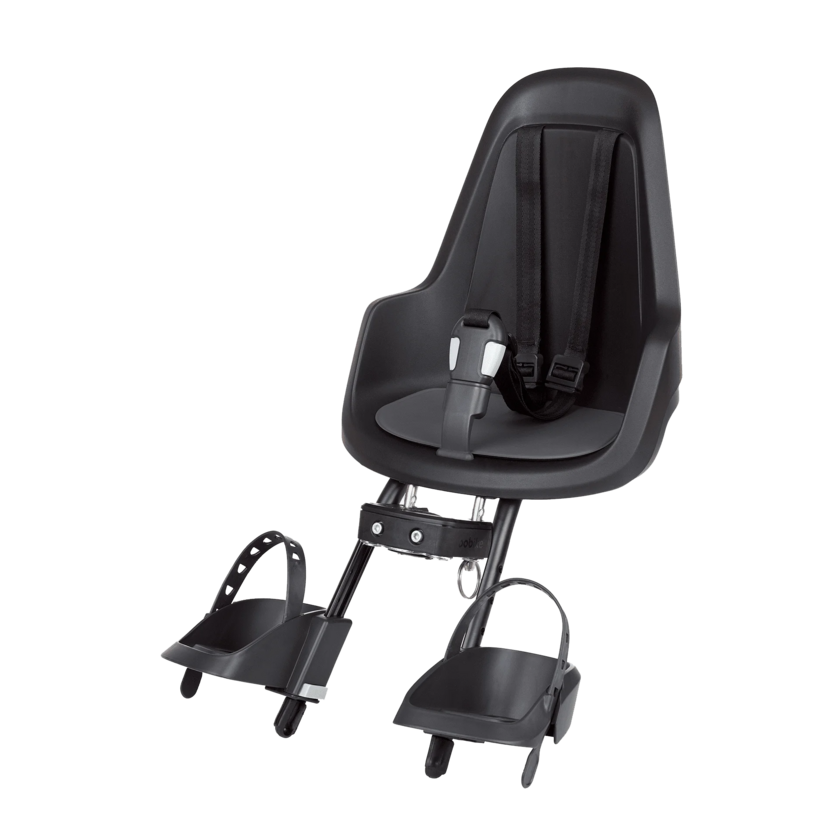 Przedni fotelik rowerowy Bobike Go Urban Black