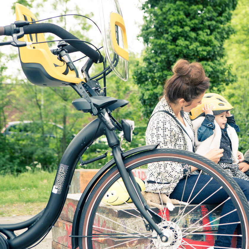 Przedni fotelik rowerowy Bobike Mini One Chocolate Brown