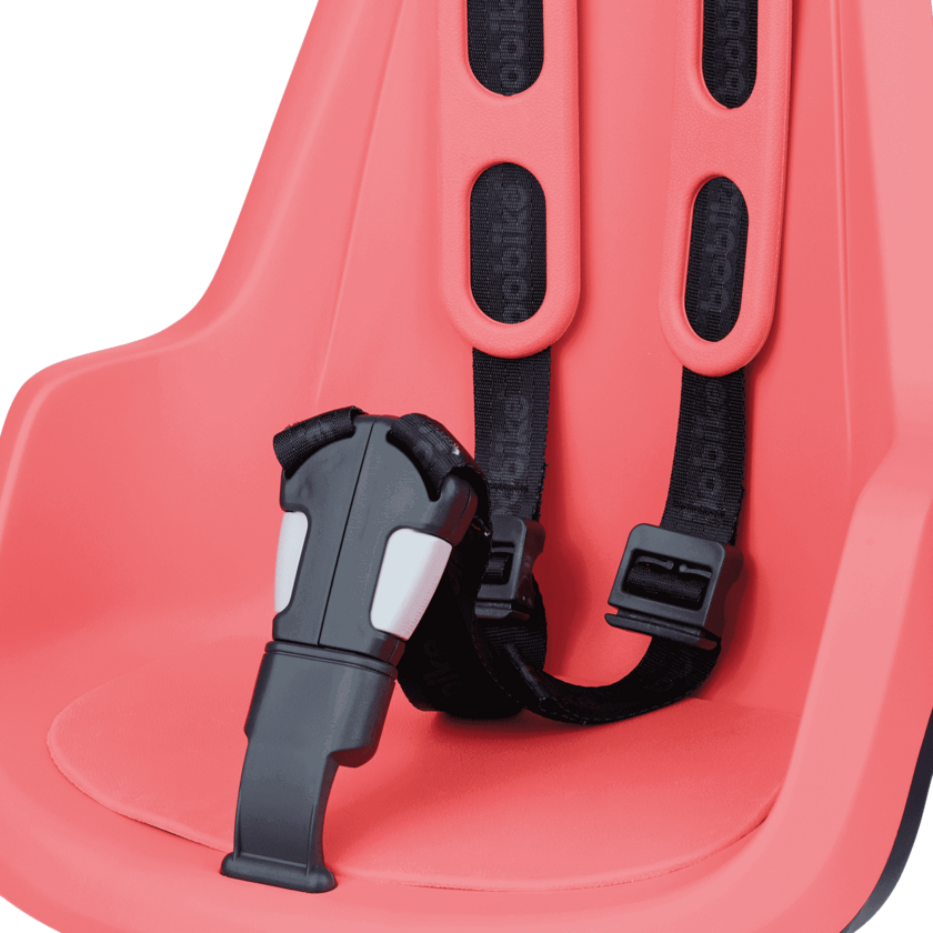 Przedni fotelik rowerowy Bobike Mini One Fierce Flamingo