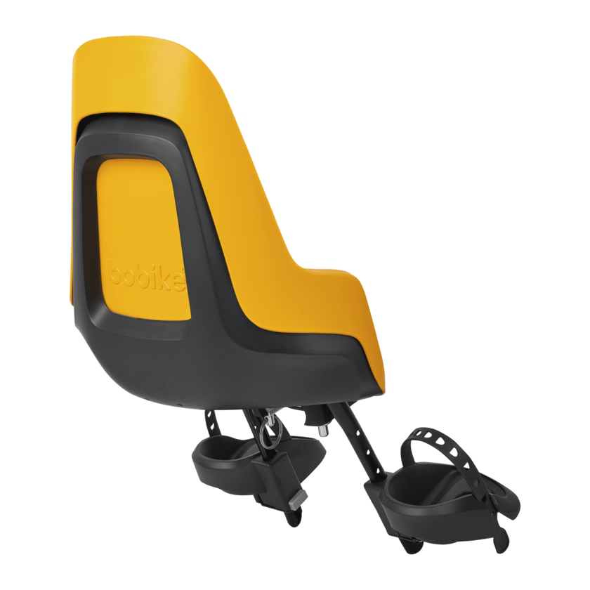 Przedni fotelik rowerowy Bobike Mini One Mighty Mustard