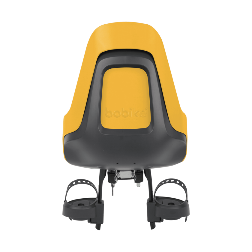 Przedni fotelik rowerowy Bobike Mini One Mighty Mustard