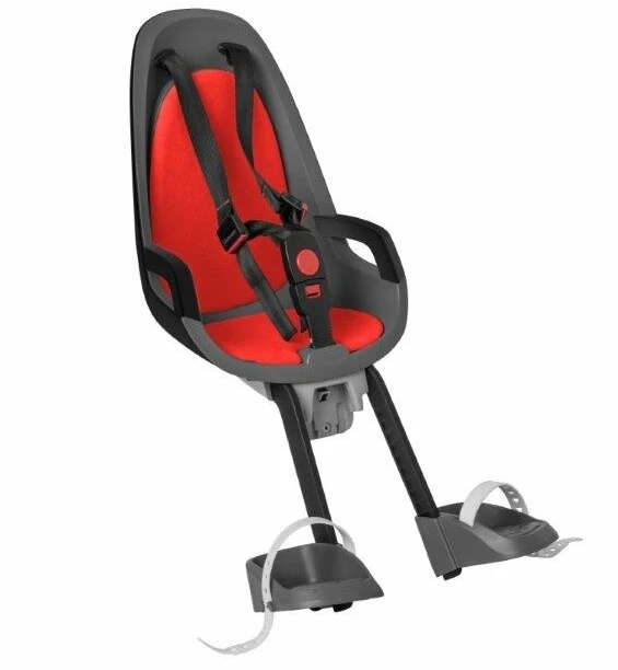 Przedni fotelik rowerowy HAMAX Caress Observer Czerwony