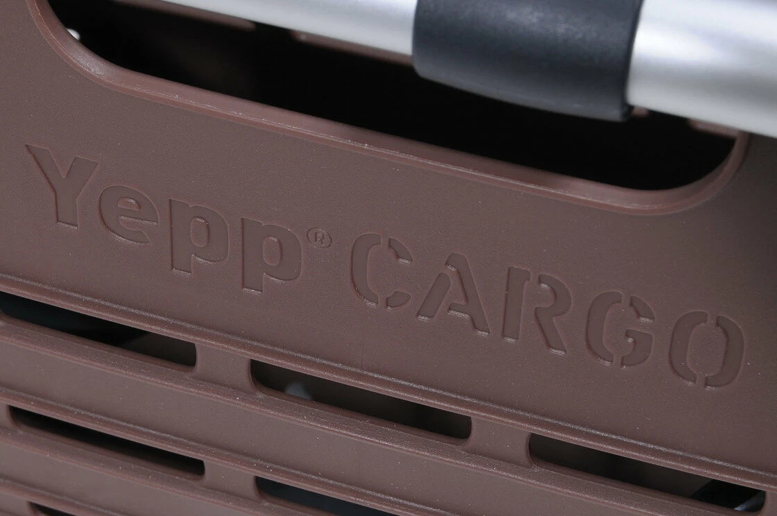 Przedni kosz rowerowy Yepp Cargo Boxx brązowy