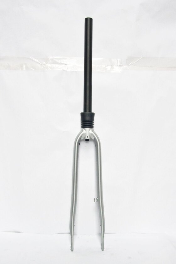 Przedni widelec rowerowy Gazelle al-hsf-rb-1 1/8-dh 336mm platinum grey