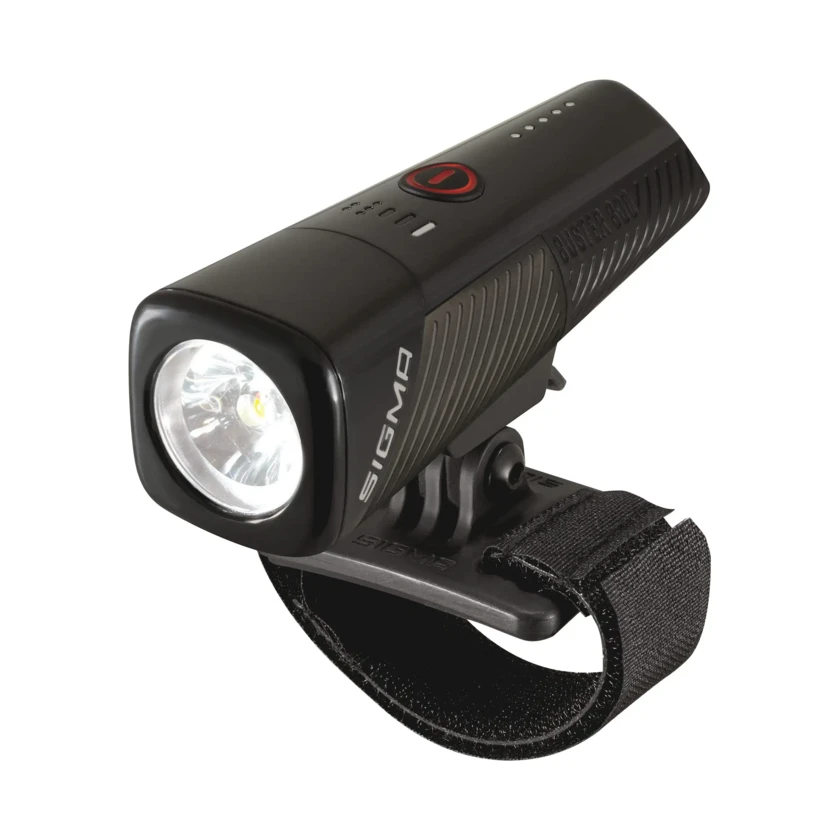 Przednia lampa rowerowa Sigma Buster 800 USB Mocowanie na kask, HL